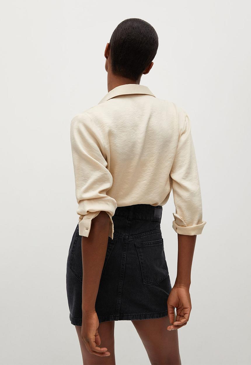 MANGO - Skirt marion - black