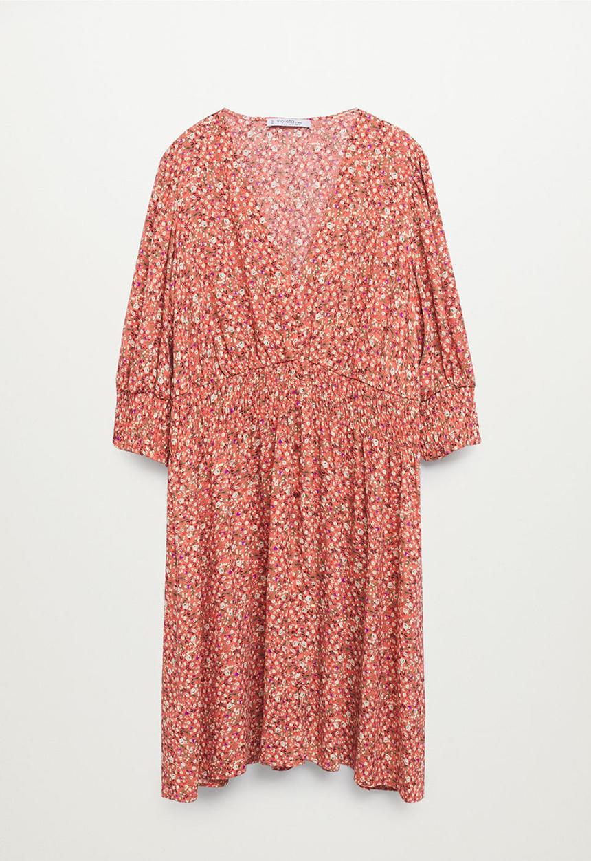 Violeta by Mango - Plus dress Sunday - pink