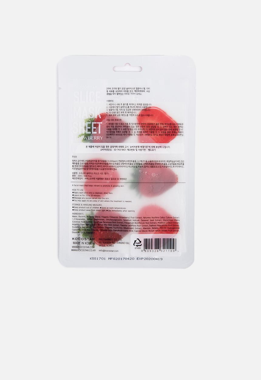 KOCOSTAR - Slice Mask Sheets - Strawberry