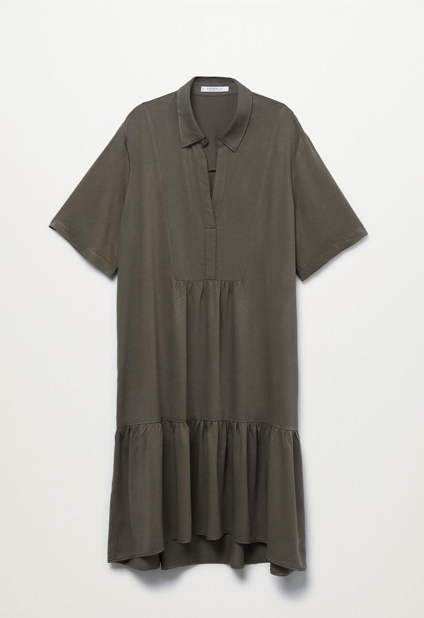 Violeta by Mango - Plus dress clarita - khaki