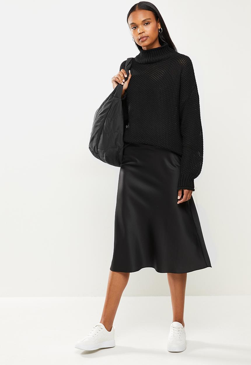 dailyfriday - Funnel neck jumper - black