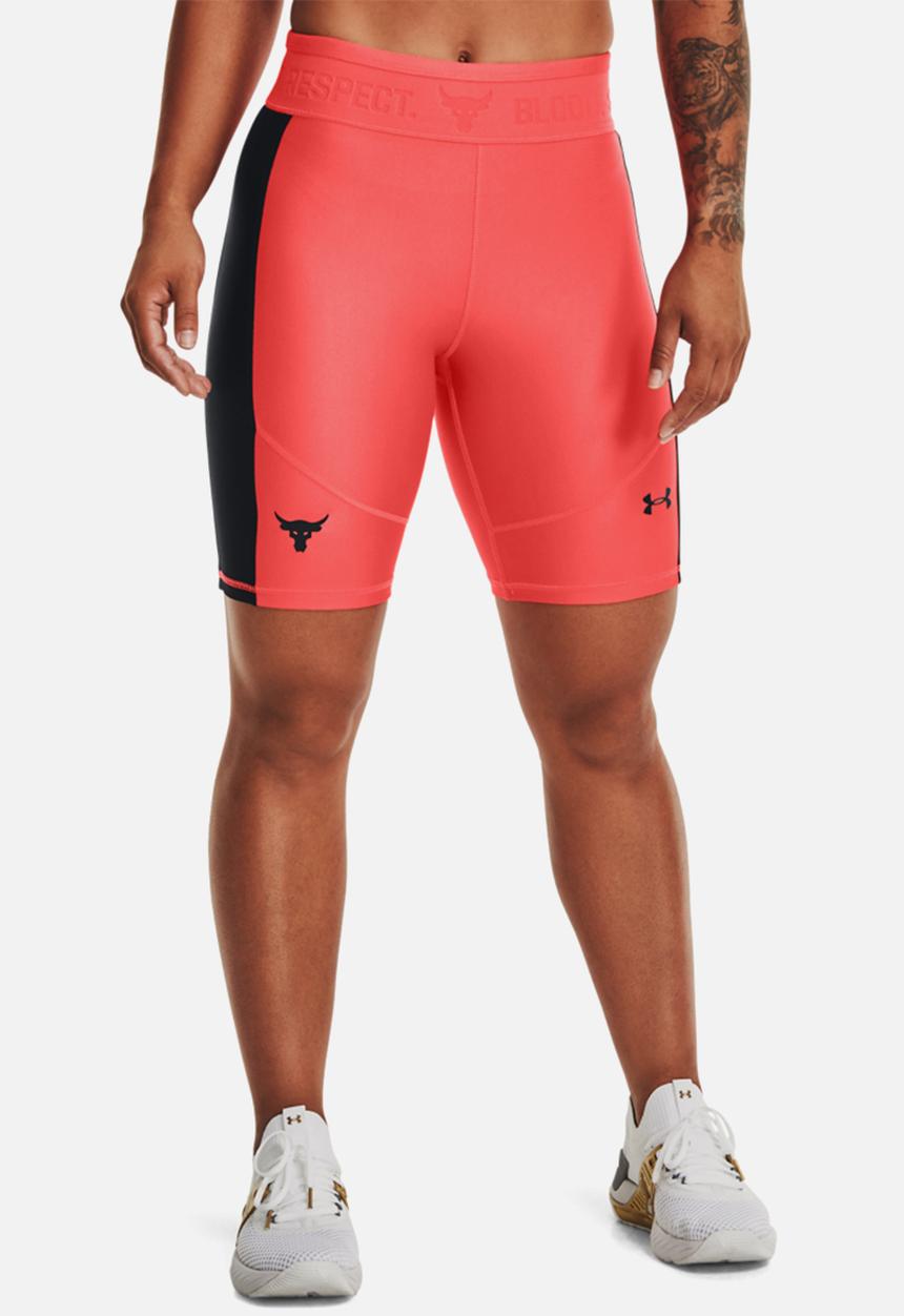 Under Armour - Prjct rock hg bike shorts - venom red & black