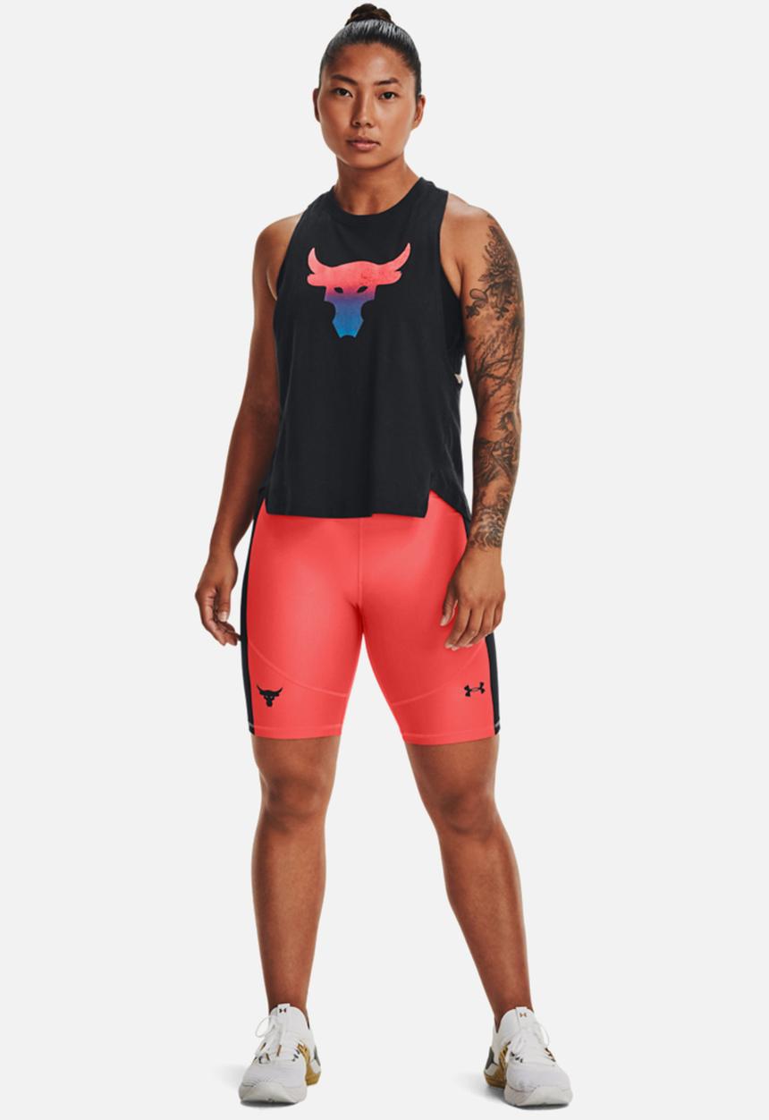 Under Armour - Prjct rock hg bike shorts - venom red & black