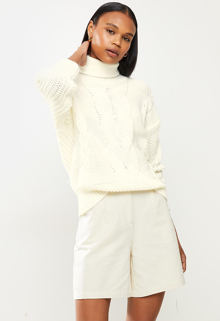 dailyfriday - Chunky knit jersey - white
