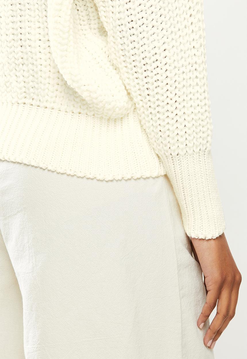 dailyfriday - Chunky knit jersey - white