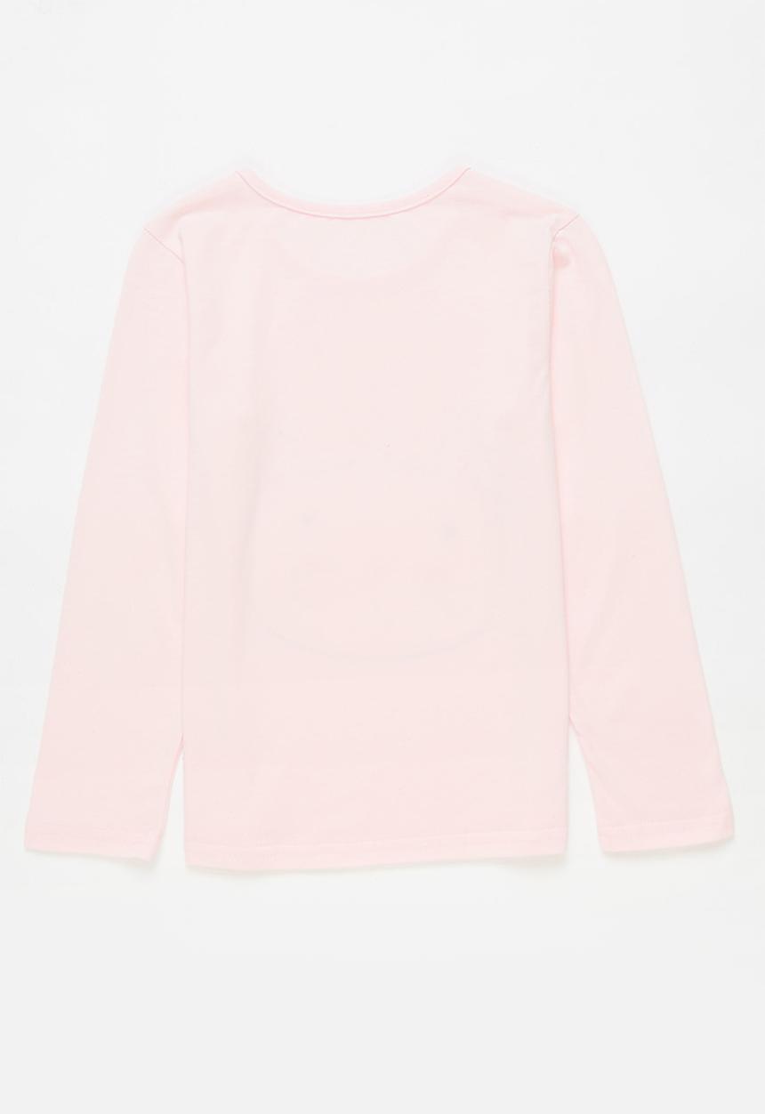 Pop Candy - Girls kitty tee - pink