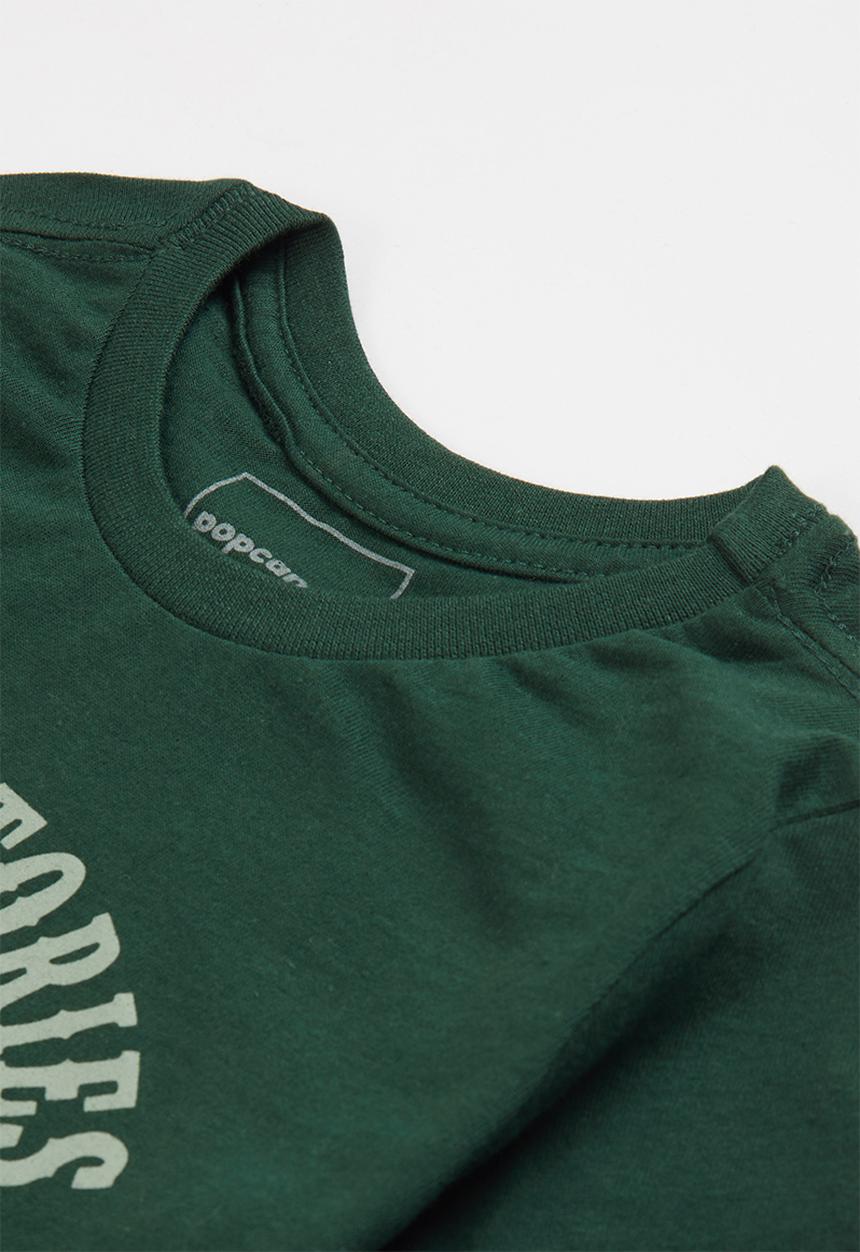 Pop Candy - 2 Pack graphic short sleeve tee - green
