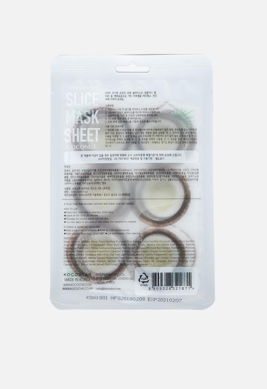 KOCOSTAR - Slice Mask Sheets - Coconut