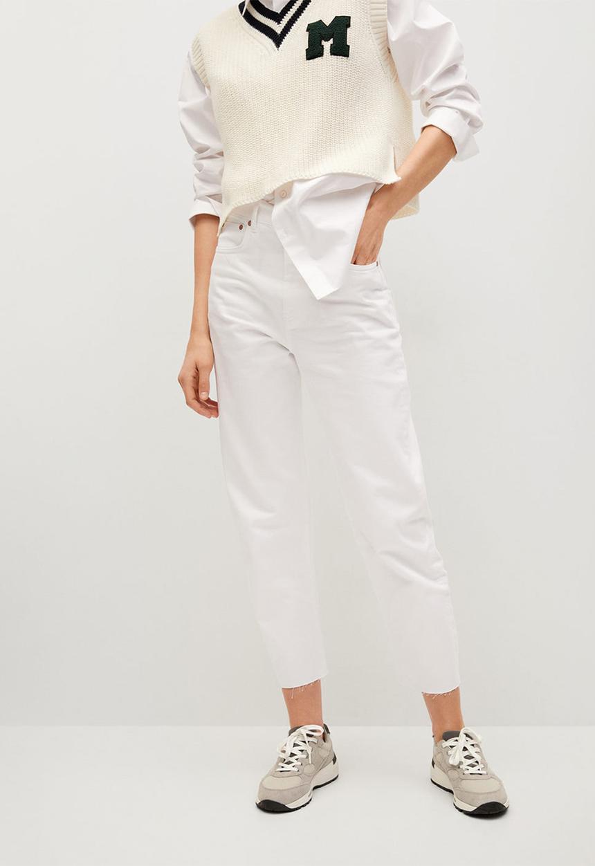 MANGO - Jeans village - white