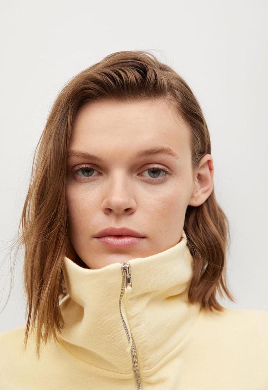 MANGO - Sweatshirt celia - light pastel yellow