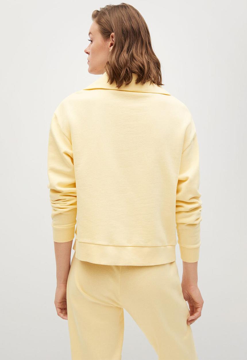 MANGO - Sweatshirt celia - light pastel yellow