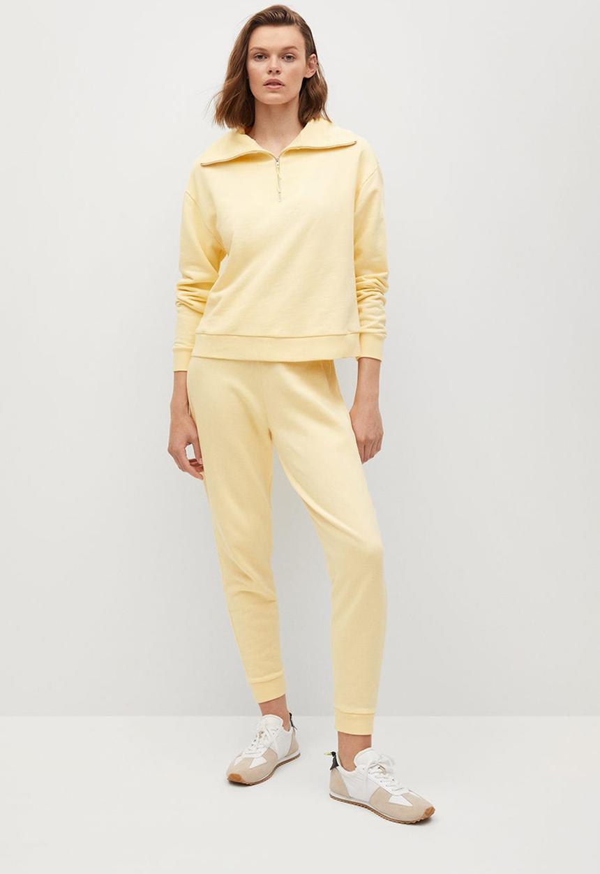 MANGO - Sweatshirt celia - light pastel yellow