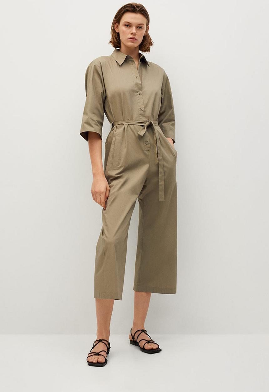 MANGO - One-piece suit boy - beige & khaki