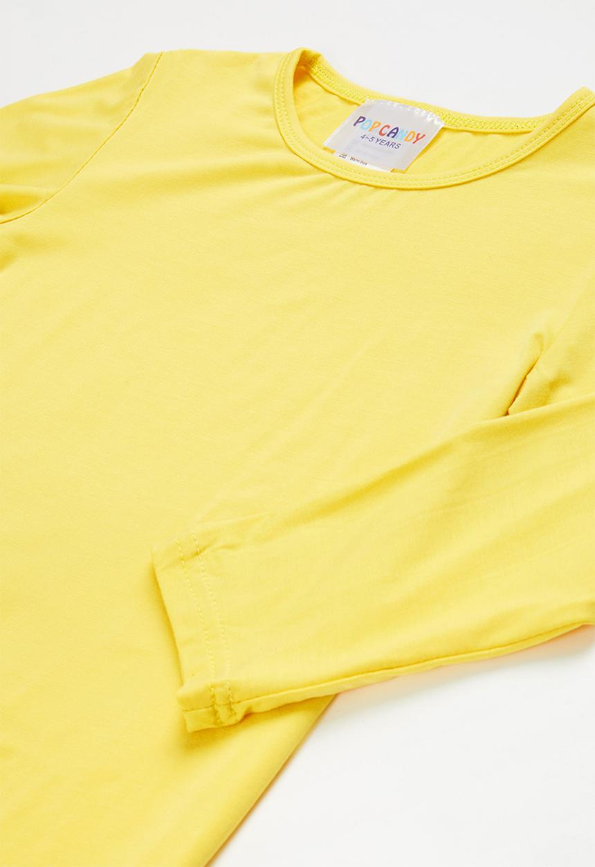 Pop Candy - Tee & pants pj set - yellow