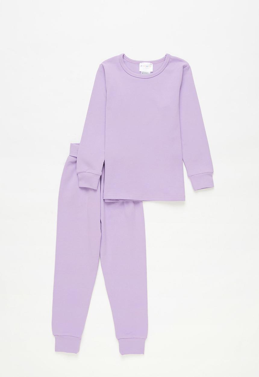 Pop Candy - Girls crew neck & sweatpants set - purple