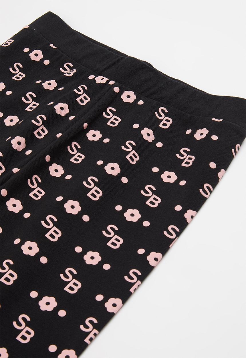 SISSY BOY - Bryd basic legging - black & pink 