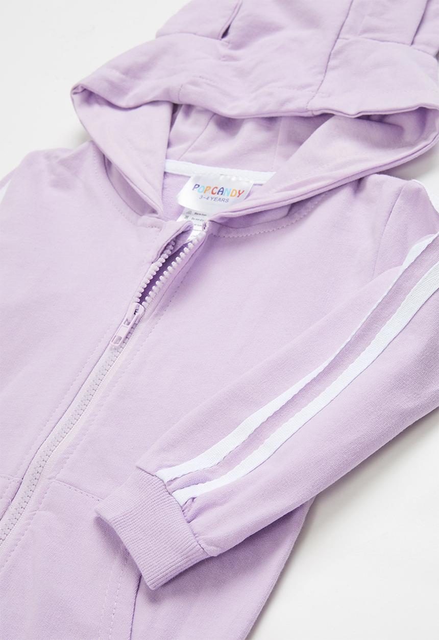 Pop Candy - Girls tracksuit with ears - purple