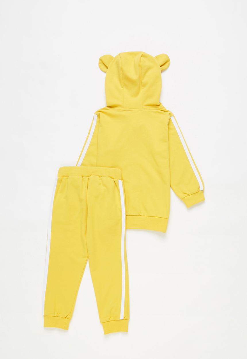 Pop Candy - Girls sweatset with ears - yellow