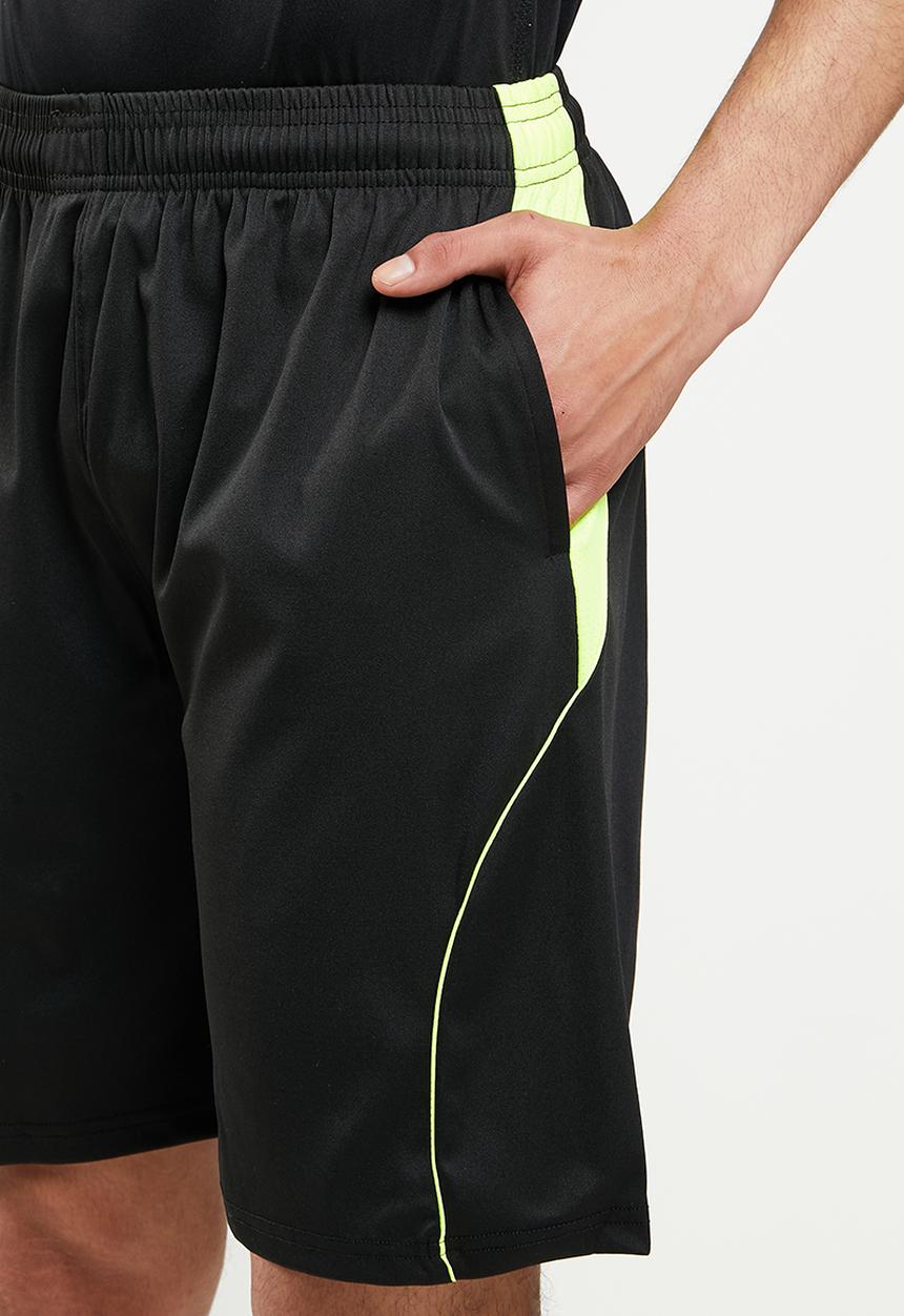 basicthread - Active curved short - black & yellow
