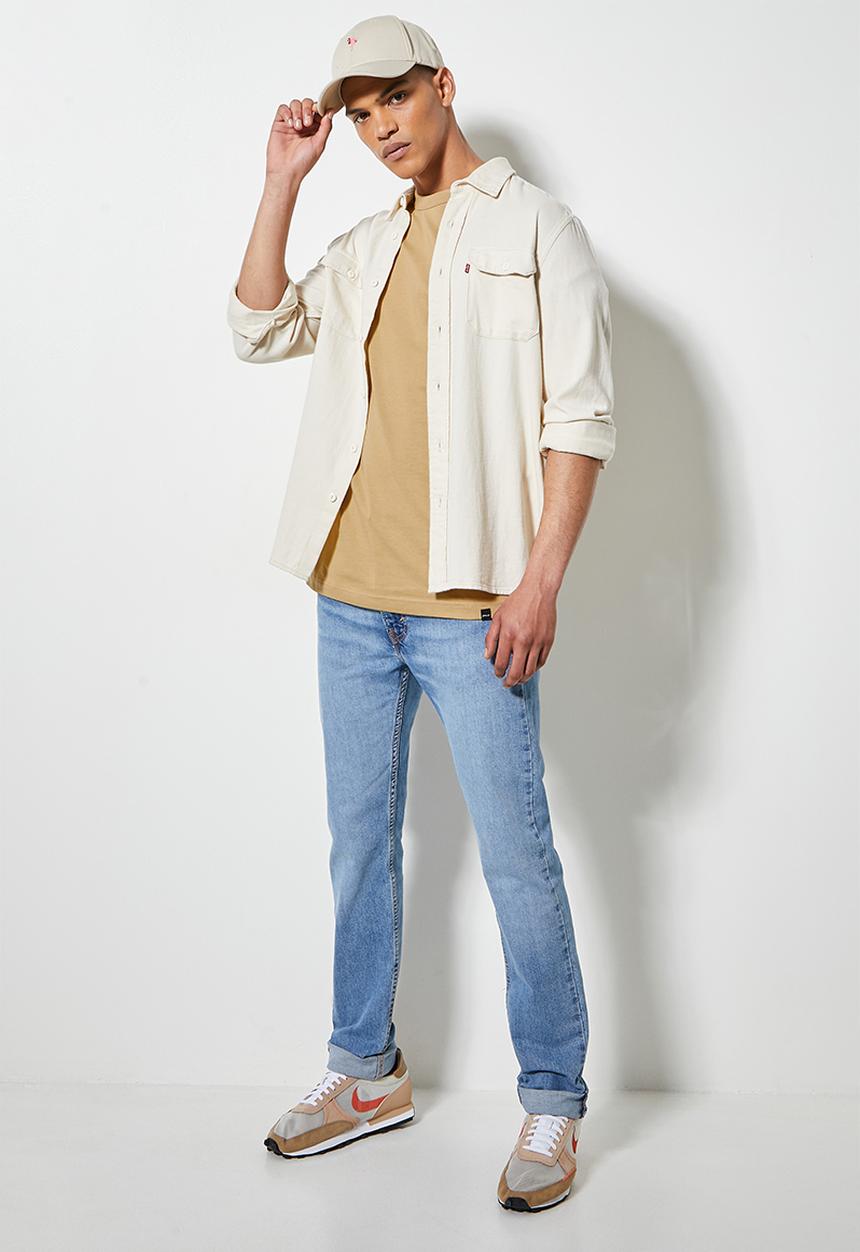 Superbalist - Aaron organic relaxed fit crew tee - tan