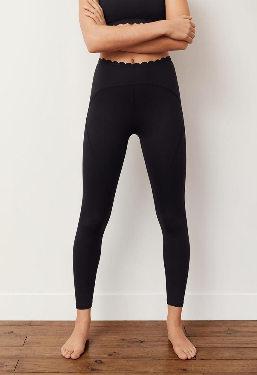 MANGO - Leggings lou - black