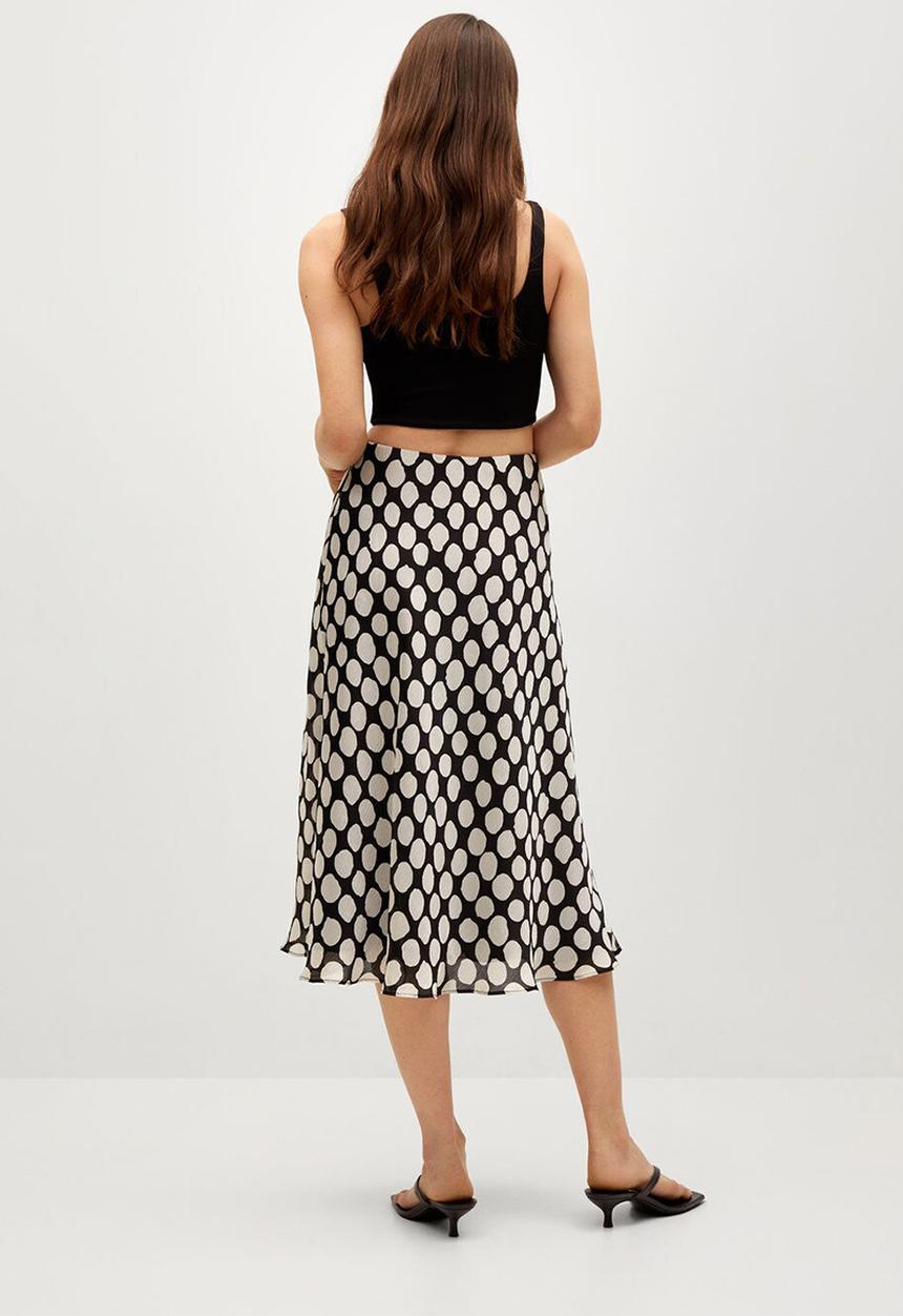 MANGO - Skirt saber - black