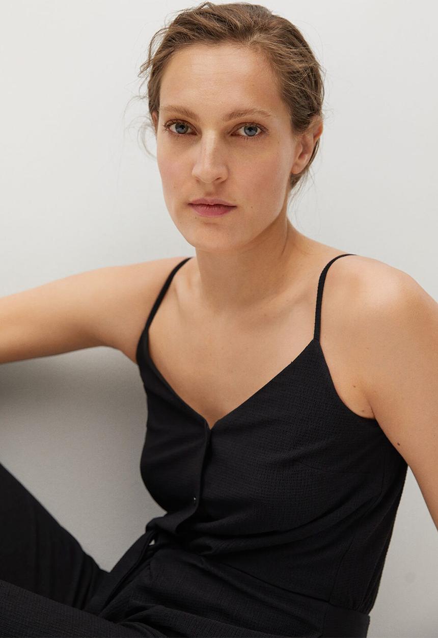 MANGO - One-piece salome - black