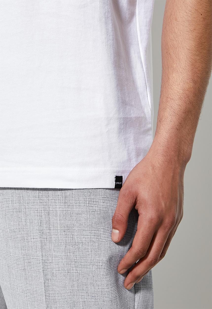 Superbalist - Aaron organic relaxed fit crew tee - white
