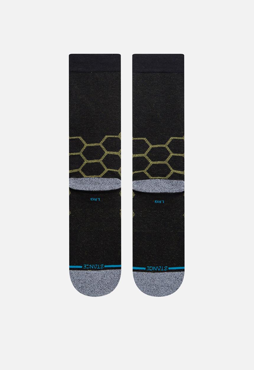 Stance Socks - Hive crew socks - black multi