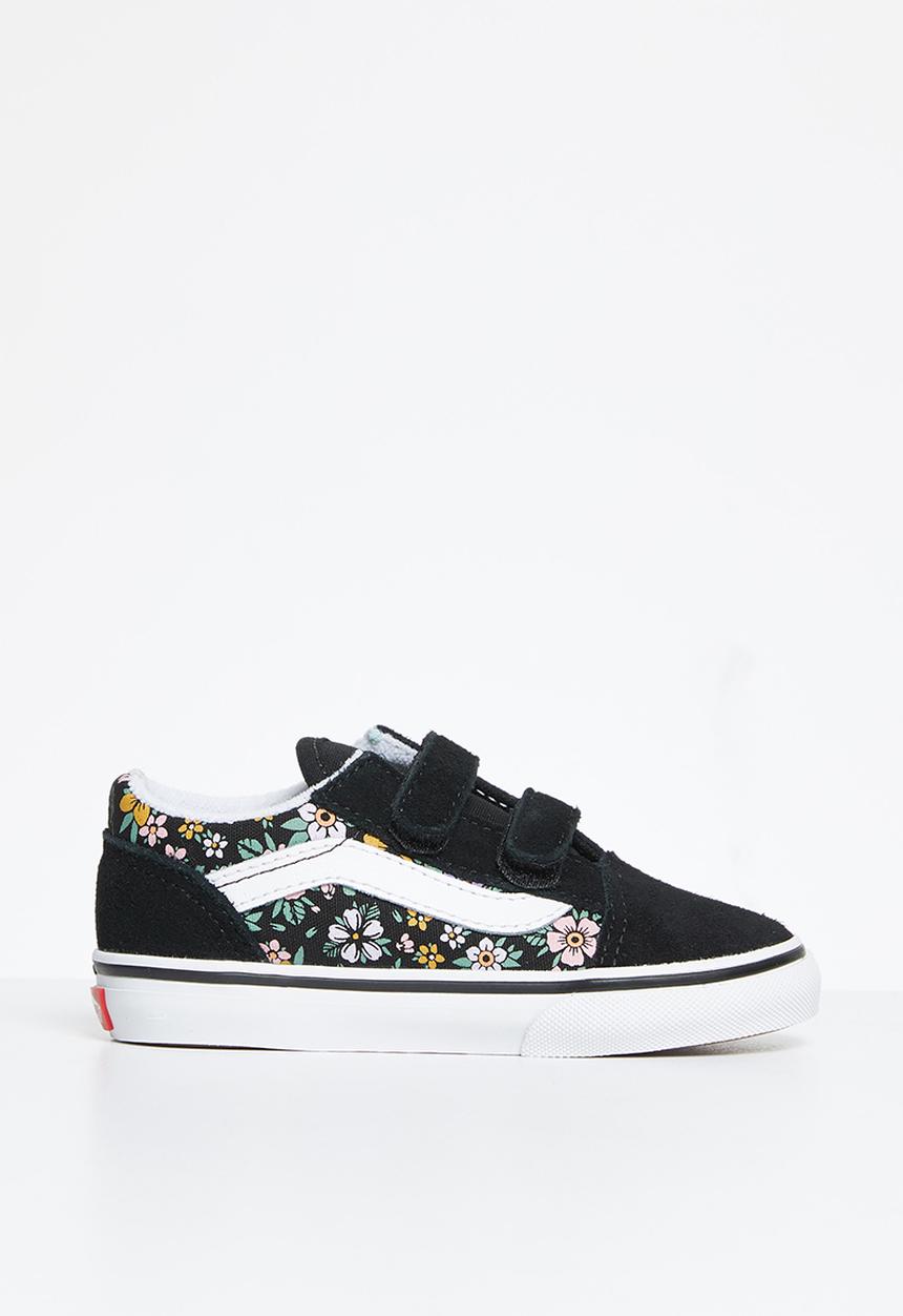 Vans - Td old skool v - (fun floral) black/true white