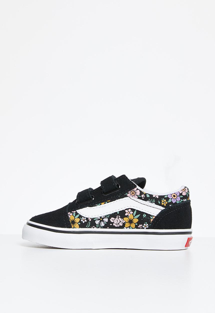 Vans - Td old skool v - (fun floral) black/true white