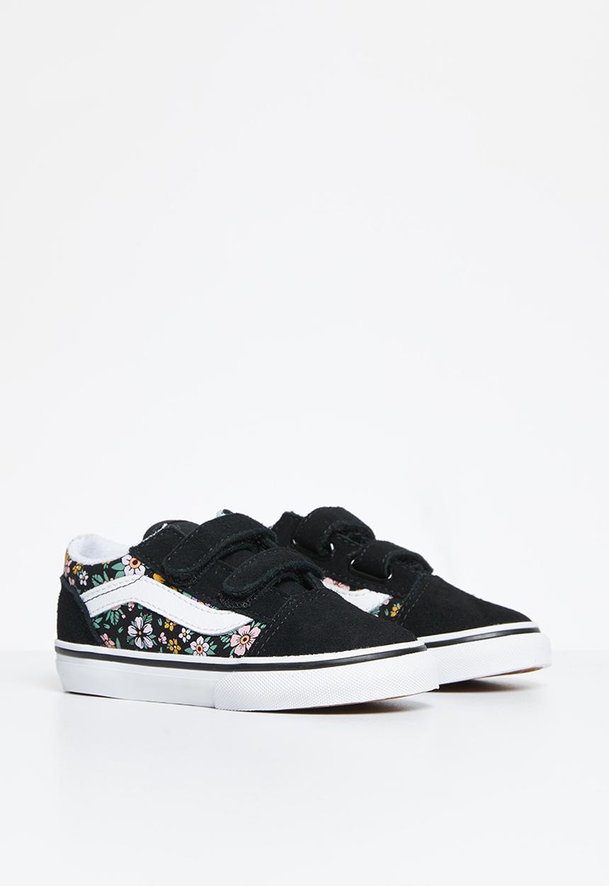 Vans - Td old skool v - (fun floral) black/true white