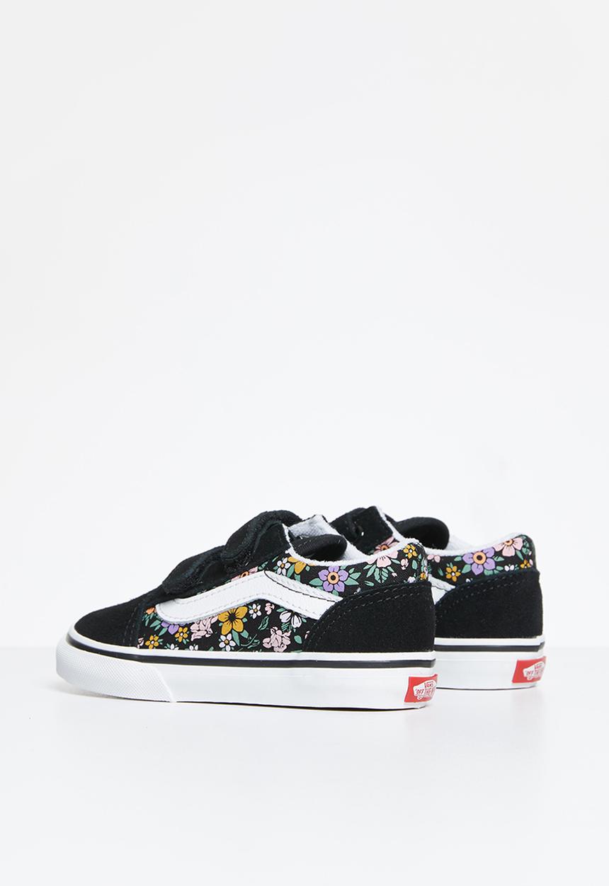 Vans - Td old skool v - (fun floral) black/true white