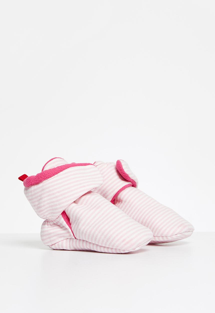 Pop Candy - Girls cotton booties - pink