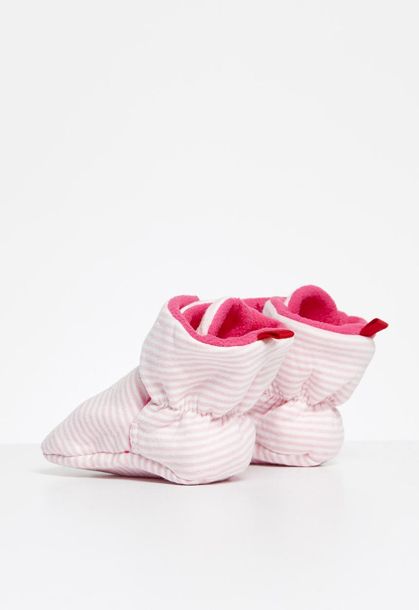 Pop Candy - Girls cotton booties - pink