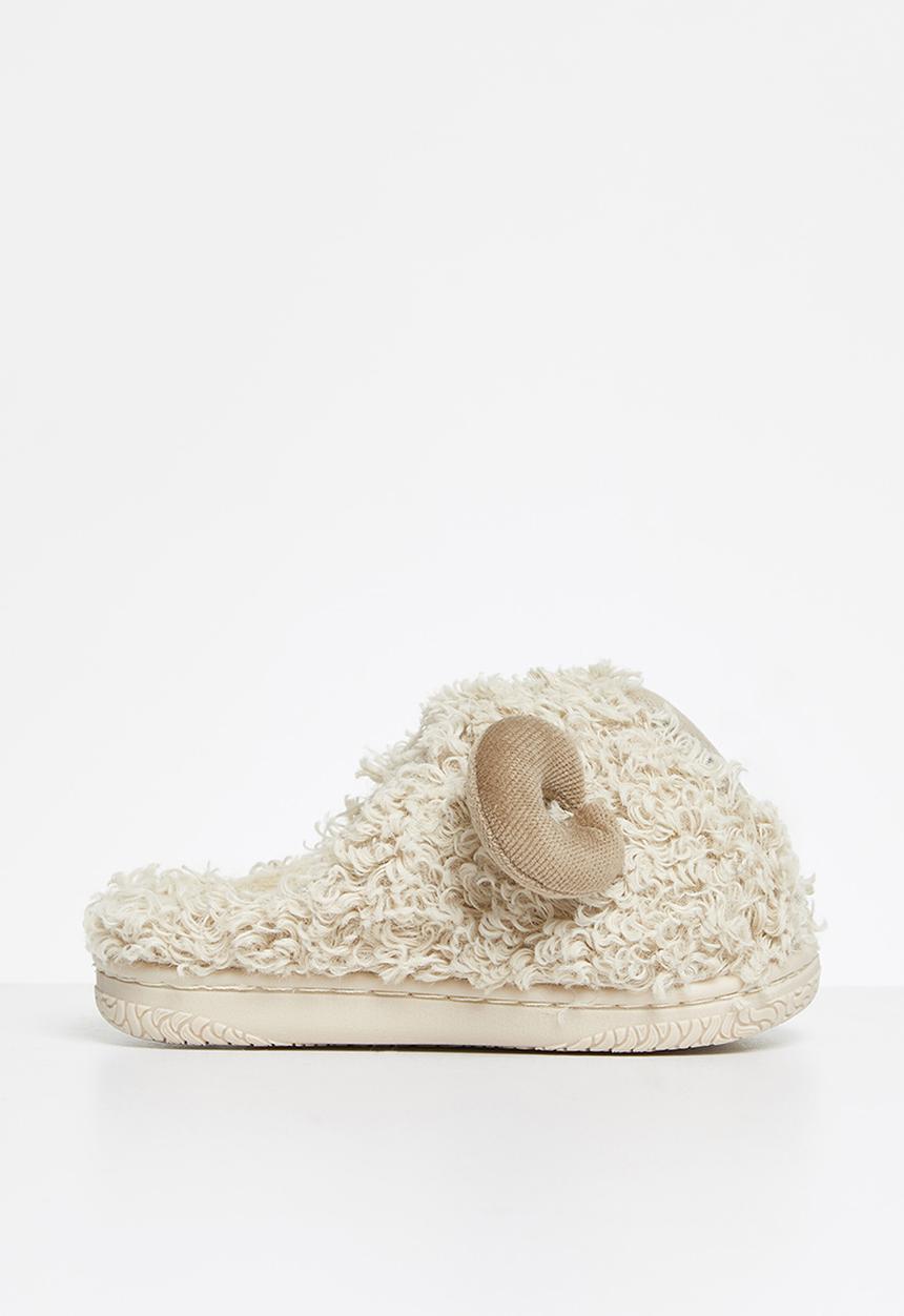 Pop Candy - Sheep slippers - oatmeal