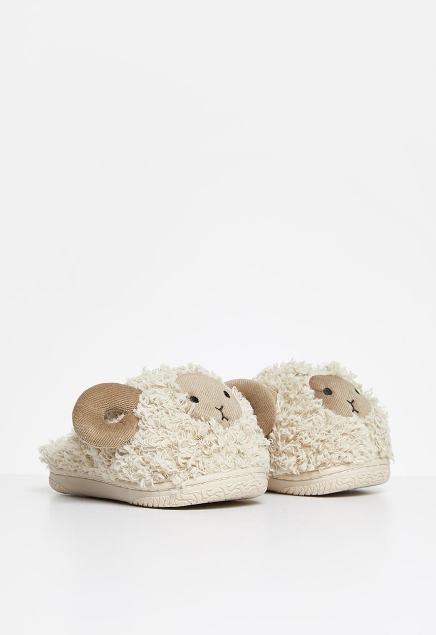 Pop Candy - Sheep slippers - oatmeal