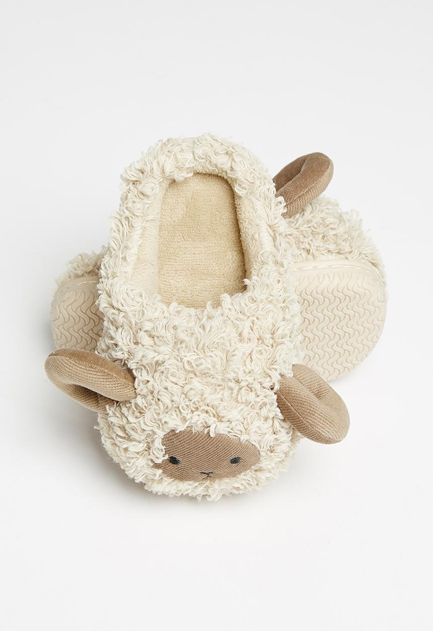 Pop Candy - Sheep slippers - oatmeal