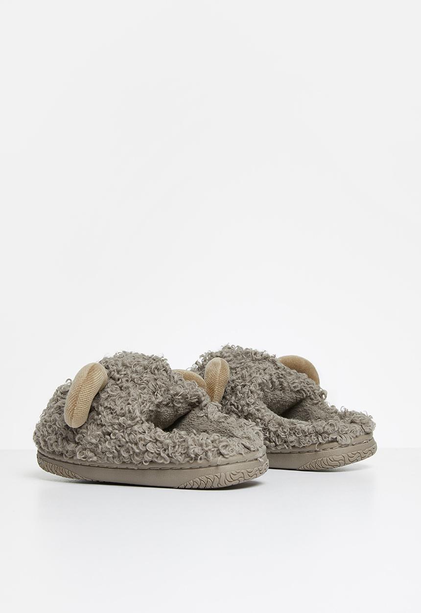 Pop Candy - Sheep slippers - grey