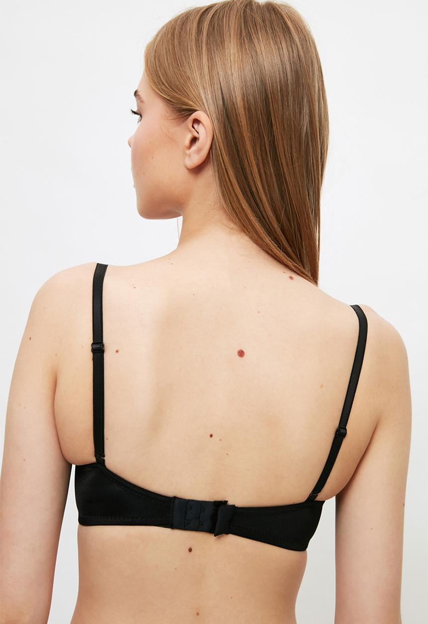 Trendyol - 2 Pack push-up strapless bra  - black