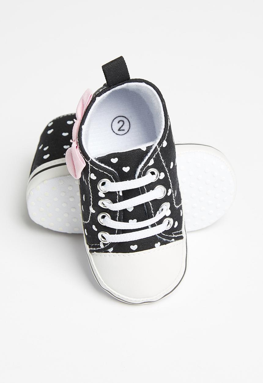 Pop Candy - Girls canvas top sneaker - black