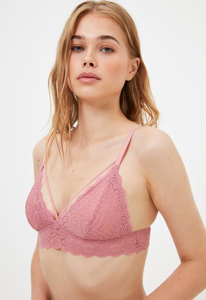 Trendyol - Lace bralet - rose