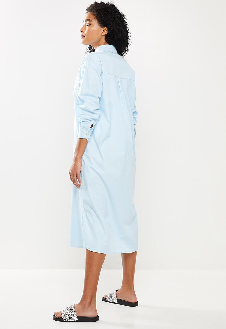 STYLE REPUBLIC - Maxi shirt dress - blue