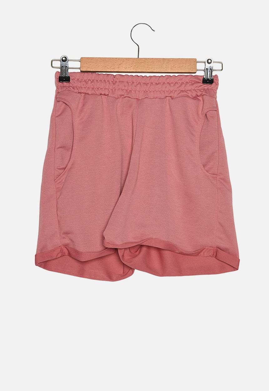 Trendyol - Knitted bermuda shorts  - rose