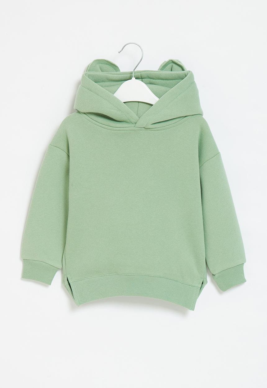 Pop Candy - Girls hoodie with ears - green