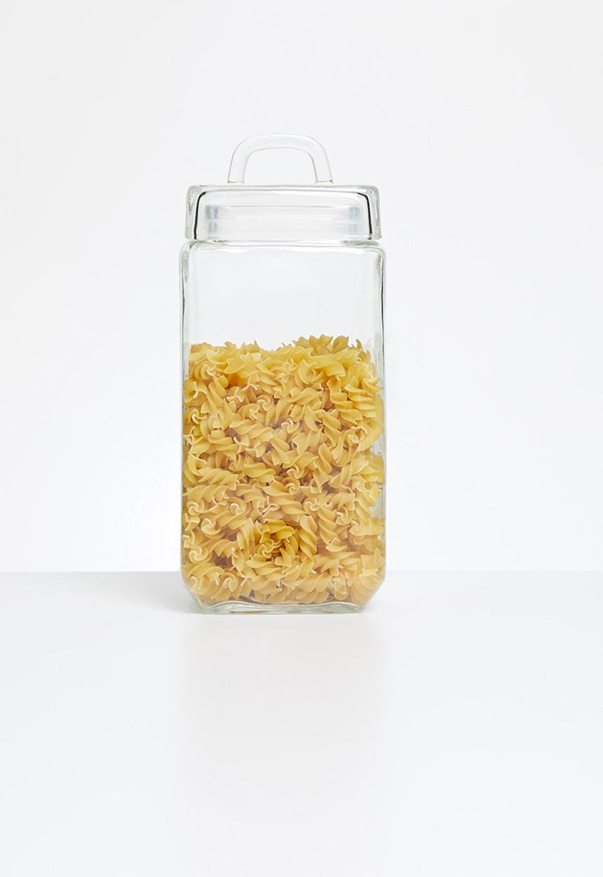 Sixth Floor - Azula square glass canister - 2.4 litre
