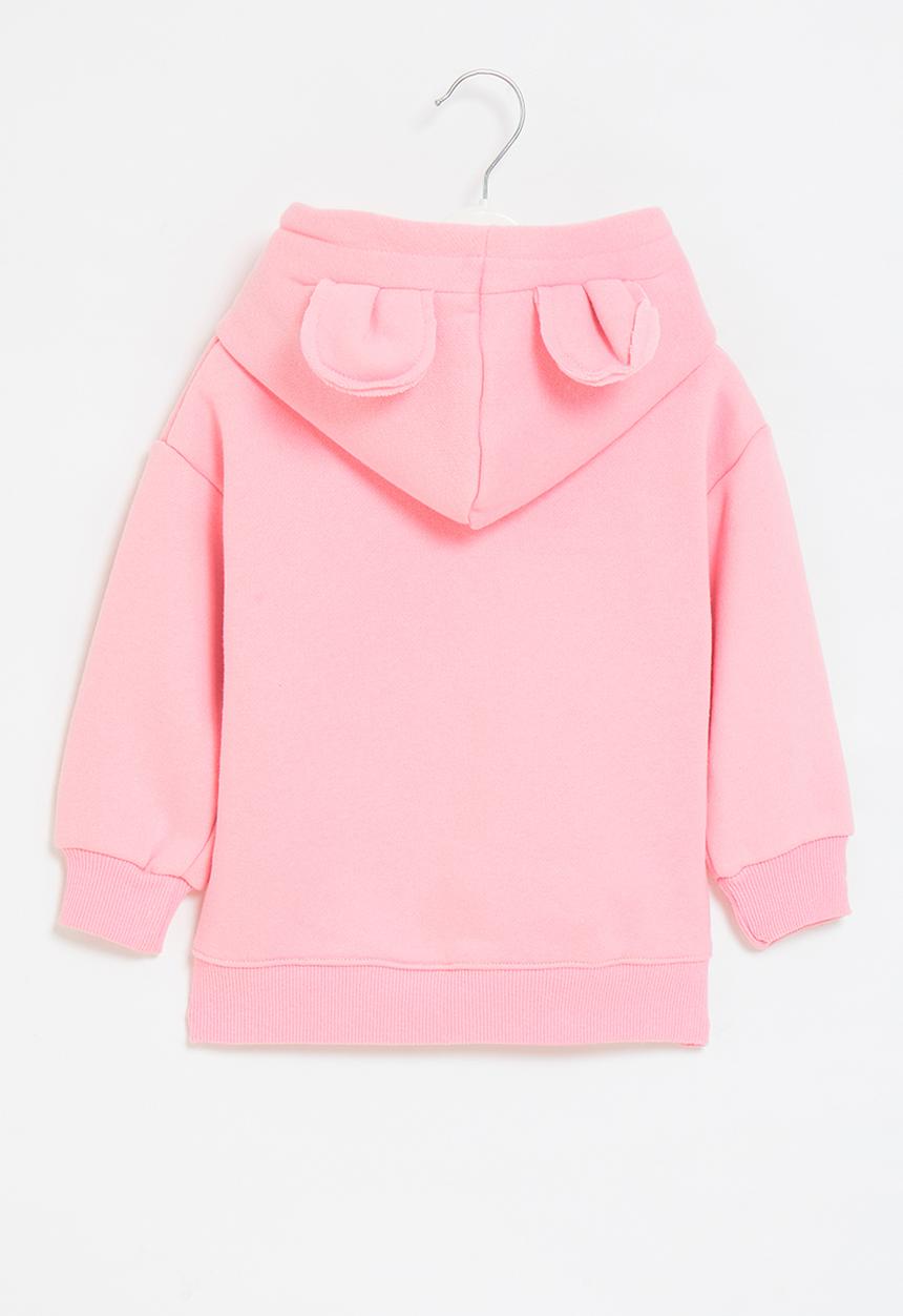 Pop Candy - Girls hoodie with ears - pink