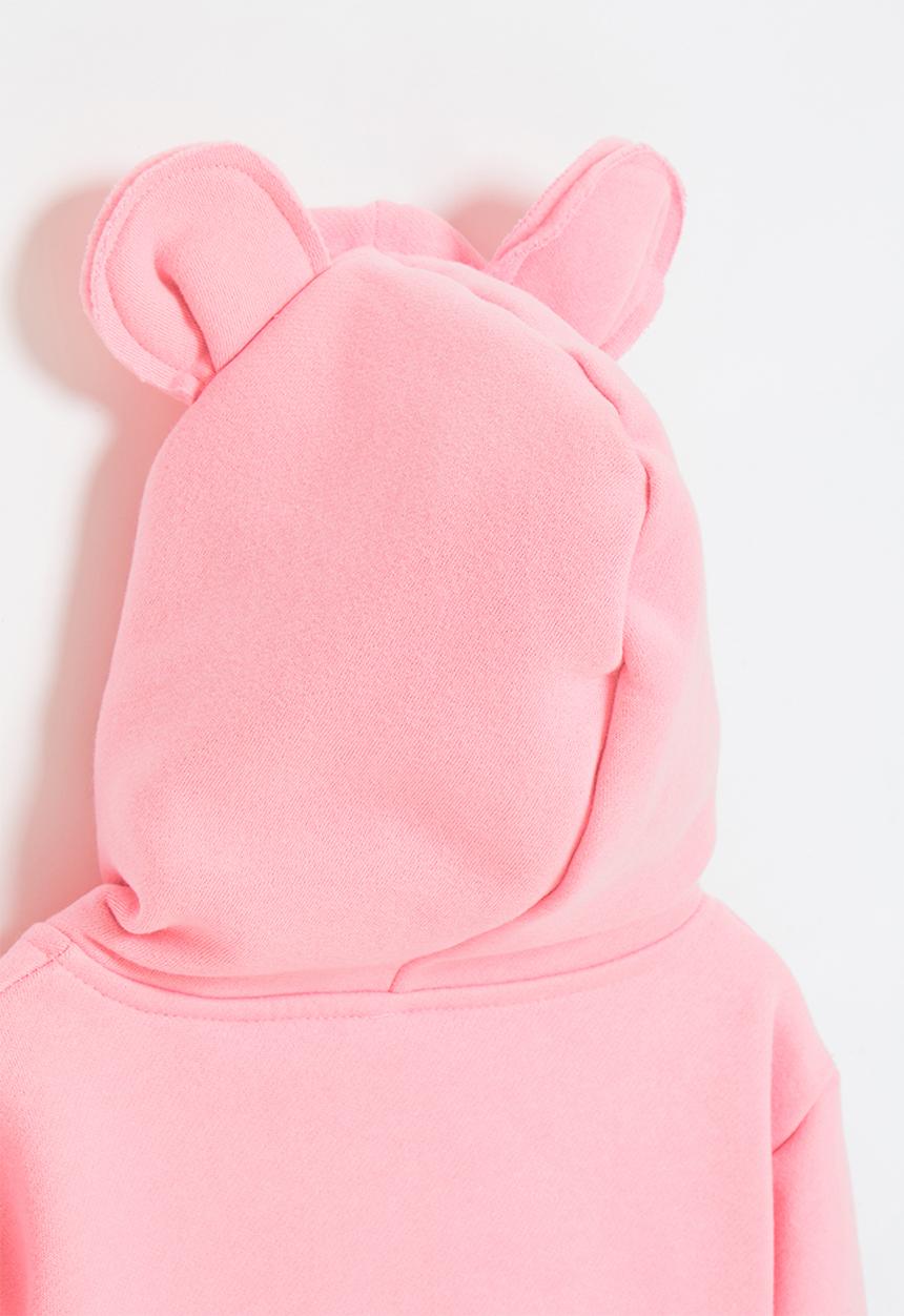 Pop Candy - Girls hoodie with ears - pink