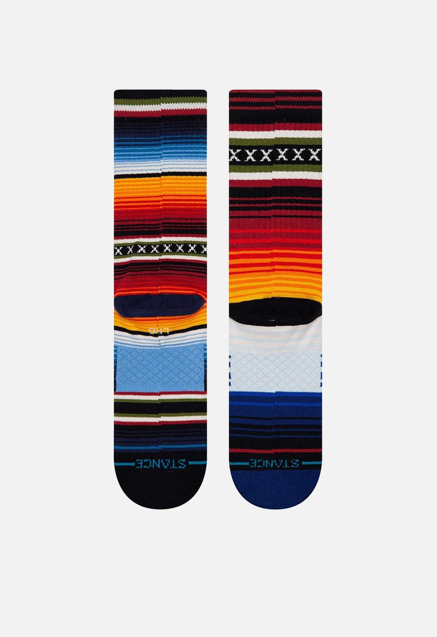 Stance Socks - Curren st crew socks - red multi