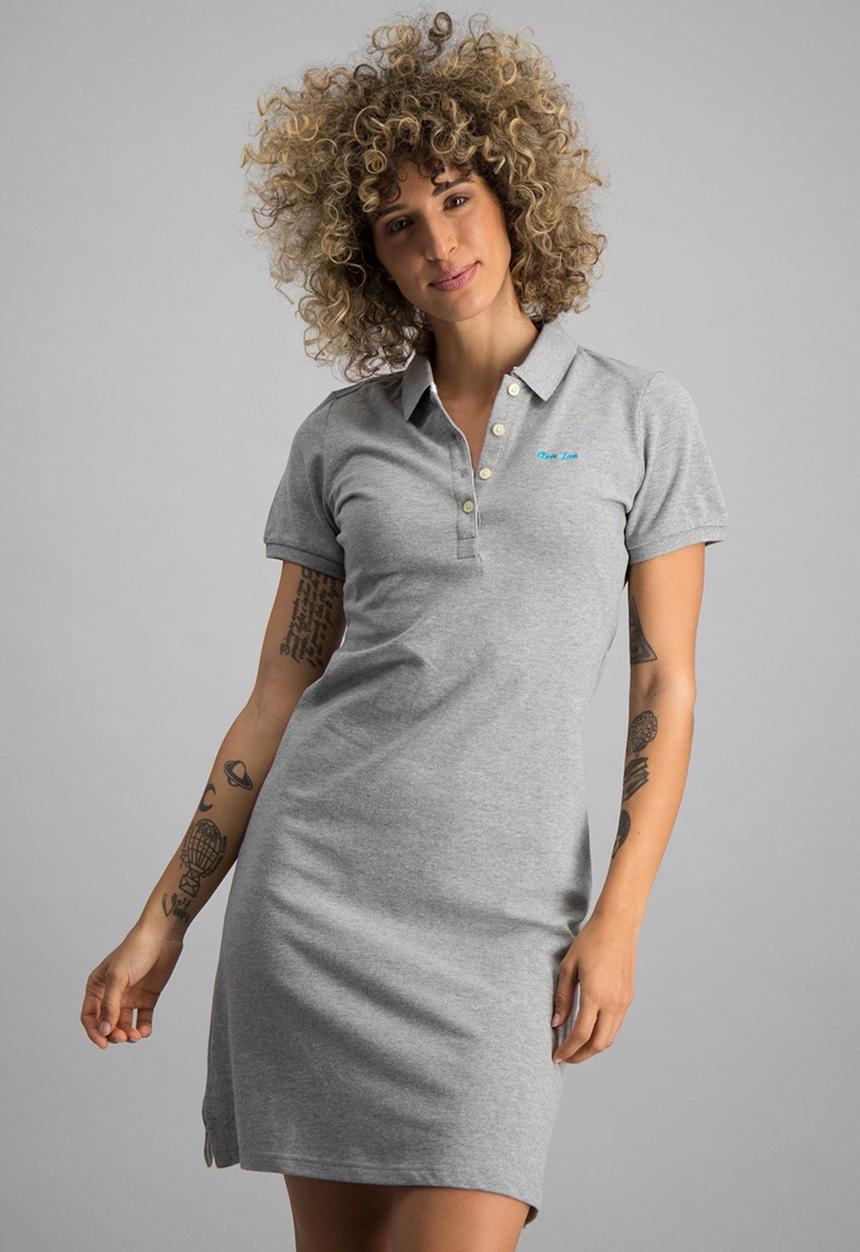 Aca Joe - Aca joe small logo golf dress - grey